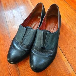 Size 7 Green Bowling Flat Vintage style